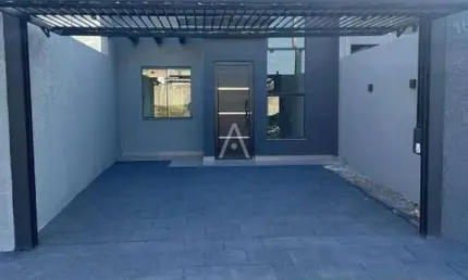Casa à venda com 1 suíte, 2 quartos e churrasqueira, localizada no alto do florais, em cascavel - pr., por r$ 380.000,00