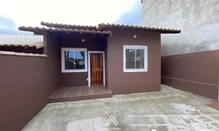 Casa com 2 dormitórios à venda, 58m² por R$ 290.000 - Balneário Bambuí (Ponta Ne