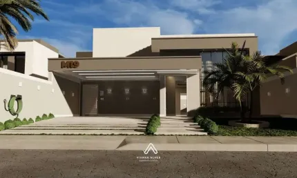 Casa de alto padrão com 3 dormitórios à venda, 370,50m² por R$1.100.000 - Cond.