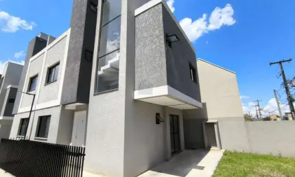 Sobrado em condomínio para venda em curitiba, uberaba, 3 dormitórios, 1 suíte, 3 banheiros, 2 vagas