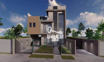 Sobrado com 3 dormitórios à venda, 126 m² por R$ 750.000,00 - Boqueirão - Curitiba/PR
