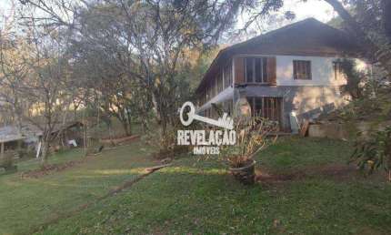 Chácara a 6 km do Caminho do Vinho com linda casa à venda, 5050 m² por R$ 980.000 - Capão Grosso - São José dos Pinhais/PR