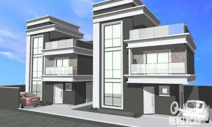 Sobrado com 3 dormitórios à venda, 144 m² por R$ 800.000,00 - Uberaba - Curitiba/PR