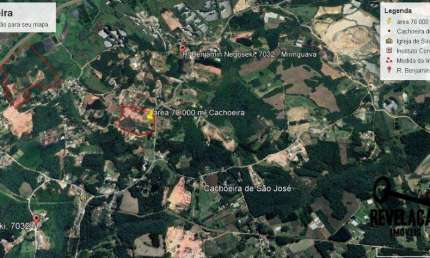 Área à venda, 78339 m² por R$ 15.700.000,00 - Cachoeira - São José dos Pinhais/PR