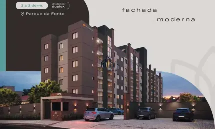 Cobertura com 2 quartos à venda na Rua Tavares de Lyra, 1373, Parque da Fonte, São José dos Pinhais
