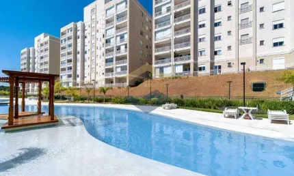 Apartamento à Venda c/ 88m², 2 Suítes, Sala Ampliada, Espaço Gourmet c/ Churrasqueira a Gás - Cond. Tons de Ipanema - Medeiros - Jundiaí/SP