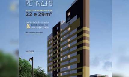 Kitnet / Stúdio à venda na Rua Lourenço Pinto, 267, Centro, Curitiba