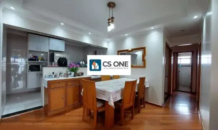 Apto à venda centro sbc cond.arcadia 104 m² 3 dom 1 suíte 2 vagas