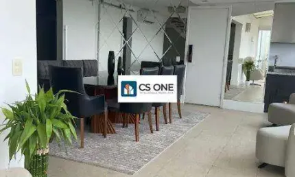 Cobertura à venda, 227,81m² 3 quartos 3 suítes 4 vagas Centro, Santo André