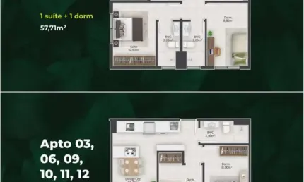 Apartamento com 2 quartos à venda na Rua Álvaro Medeiros Santiago, 100, Areias, São José