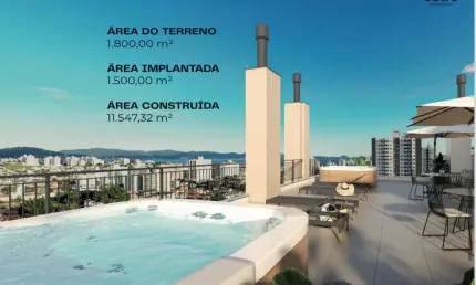 Apartamento com 2 quartos à venda na Rua Manoel Loureiro, 100, Barreiros, São José