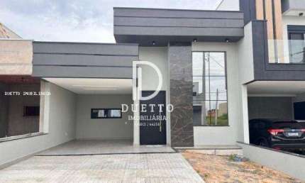 Casa em Condomínio para Venda em Indaiatuba, Loteamento Park Gran Reserve, 3 dormitórios, 3 suítes, 4 banheiros, 3 vagas
