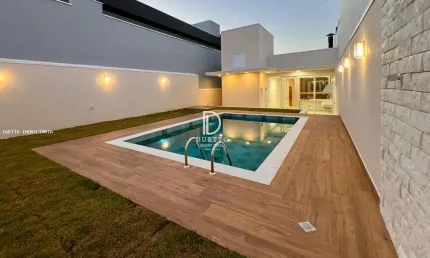 Casa em Condomínio para Locação em Indaiatuba, Loteamento Park Gran Reserve, 3 dormitórios, 2 suítes, 3 banheiros, 4 vagas