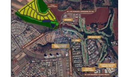 Lote/Terreno Lançamento  à venda no Villagio Carmen Steffens, Villa do Golf, 232 lotes, de 630m2 à 1000m2. Ribeirão Preto/SP