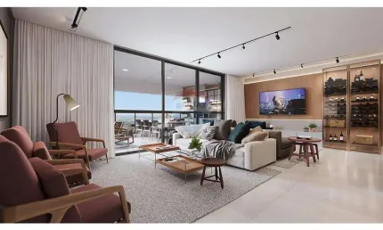 Apartamento a venda, Bonfim Paulista, Edifício Cidade de Zurique, 3 suítes, 227,19m² Ribeirão Preto/SP