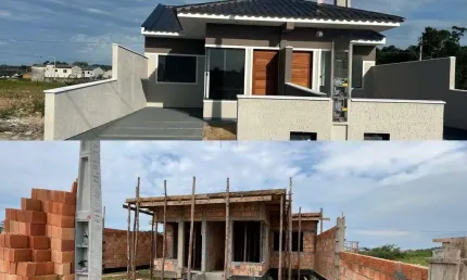 Casa com 2 quartos à venda na são pedro, 5677, rio grande, palhoça por r$ 360.000