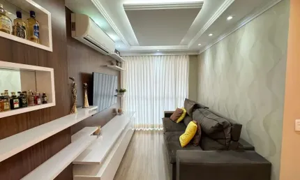 Cosmopolitan - r$ 695.000 - apartamento à venda, 3 quartos (1 suíte), 75m², 2 vagas, gleba palhano,