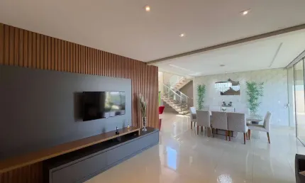 SUN LAKE RESIDENCE - R$ 3.590.000 - Casa à venda, 3suítes, Vista para lago, 345m², 4 Vagas, Esperan