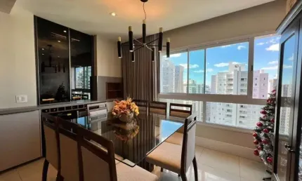 ÉLEGANCE MOBILIADO - R$ 1.430.000 - Apartamento á venda, 3 Quartos (1 suíte), 122m², 2 vagas, Gleba