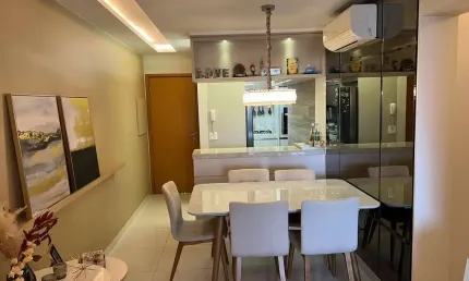 FOUNTAIN HIT - R$730.000 - Apartamento á venda,  SEMI MOBILIADO , 2 Quartos  (1 suíte), 80 m², 2 Va