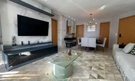 Vert mobiliado - r$ 1.250.000, apartamento à venda, 3  quartos (1 suíte), 110m², 2 vagas, gleba pal