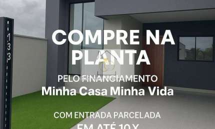 Casa em construção perto da UEL: Acabamento de Luxo e Condições Facilitadas