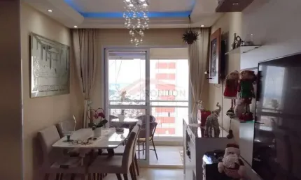 Apartamento com 2 dormitórios à venda no Residencial Due Bosque Maia, 53 m² por R$ 450.000 - Picanço - Guarulhos/SP