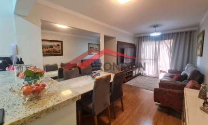 Apartamento à venda na Vila Augusta - 75 m² - 3 dormitórios - 1 suíte - 1 banheiro - varanda gourmet - 2 vagas.
