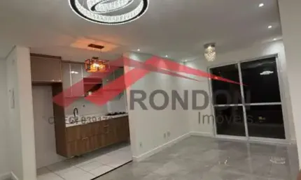 Apartamento para locação no Jardim Flor da Montanha - 68,00 m² - 2 dormitórios - 1 suíte - varanda com churrasqueira - 1 vaga.