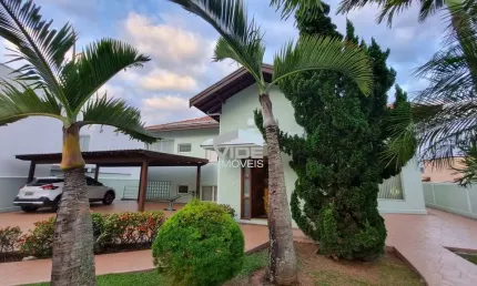 Casa de alto padrão em condomínio à venda em Campinas-SP, Loteamento Caminhos de São Conrado: 3 quartos, 3 suítes, 3 salas, 6 banheiros, 6 vagas, 407m².