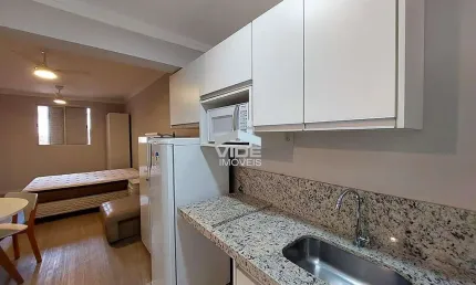 APARTAMENTO MOBILIADO E REFORMADO PARA VENDA | KITINETÃO | CENTRO DE CAMPINAS | 1 GARAGEM