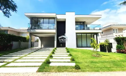 CASA ALTO PADRÃO À VENDA OU PARA ALUGAR | ALPHAVILLE CAMPINAS | 4 SUIÍTES COM CLOSET