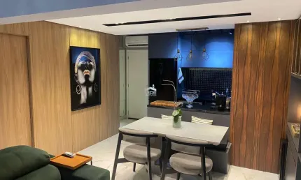 Apartamento Novo e Impecável à Venda em Campinas-SP, Bosque: 1 Quarto, 2 Salas, 1 Banheiro, 1 Vaga de Garagem, 52m².