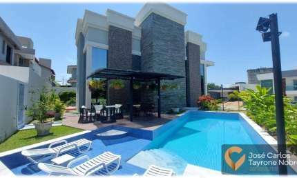 Casa MOBILIADA a venda com 4 suítes e 334m² no Altiplano - Condomínio fechado