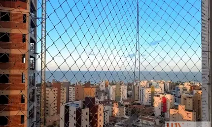 Apartamento com vista para o mar em andar alto com 3 quartos no Jardim Oceania