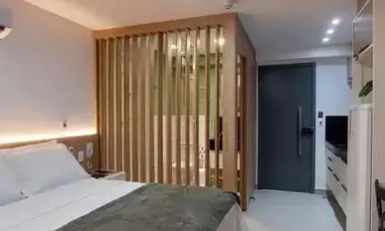 Flat novo e todo mobiliado com vista mar no bairro Jardim Oceania