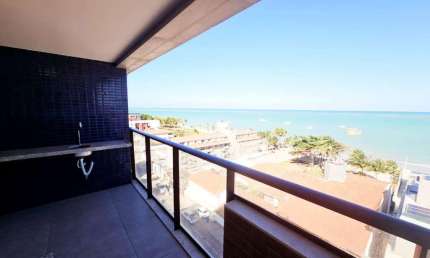 Apartamento novo com 3 quartos e vista defiitiva para o mar em Camboinha