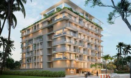 Flat com varanda em construção no bairro de Tambaú a poucos metros da praia
