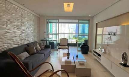Apartamento com 3 suítes e 3 vagas com móveis projetados no Jardim Luna