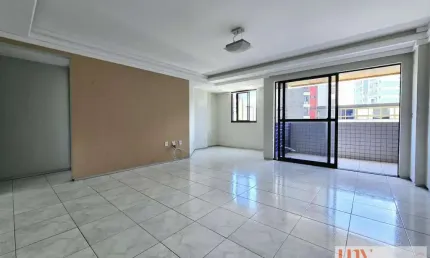 Apartamento amplo com 98 m² próximo da praia em Manaíra