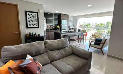 Apartamento todo mobiliado com 74 m² e 3 quartos pertinho do mar no Jardim Oceania