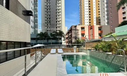 Apartamento com 3 quartos e área de lazer em ótima localização no bairro de tambaú