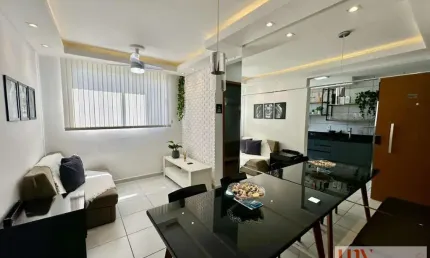 Apartamento porteira fechada com 2 quartos e área de lazer em Ponta de Campina