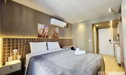 Setai Yacht - Flat mobiliado com 23 m² na beira mar do bairro Cabo Branco