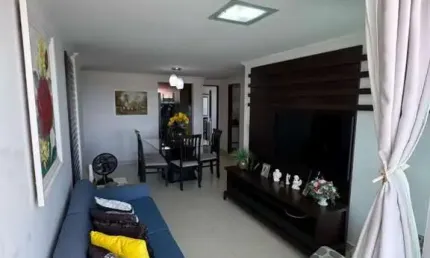Apartamento com 77 m² e 3 quartos a poucos metros da praia no Bessa