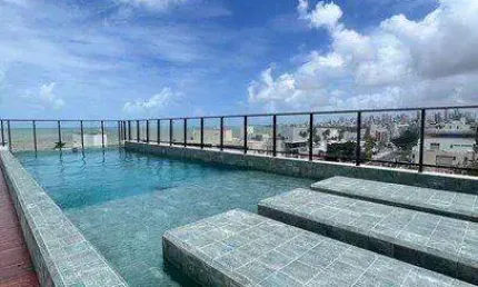 Flat novo com 18 m², todo mobiliado, no empreendimento Get One no Jardim Oceania