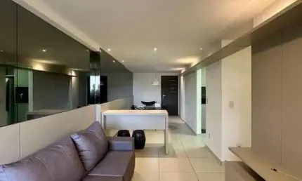Apartamento com 70 metros e 2 quartos na beira mar de Intermares
