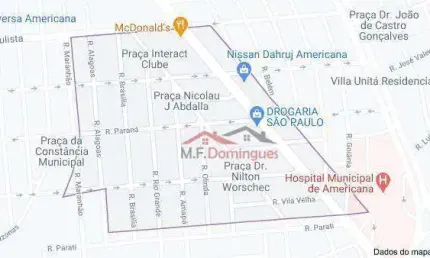 Terreno à venda, 4531 m² por R$ 4.000.000,00 - Vila Belvedere - Americana/SP