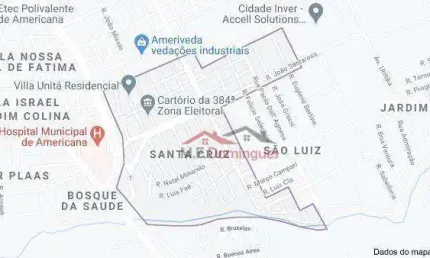 Terreno à venda, 570 m² por R$ 425.000,00 - Santa Cruz - Americana/SP