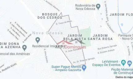 Terreno à venda, 312 m² por R$ 250.000,00 - Bela Vista - Nova Odessa/SP